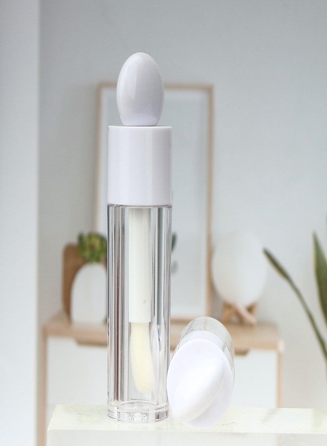 كوسيديا مجموعة كوسيديا من 16 قطعة، 6 مل (0.2 أونصة)، أنبوب ملمع شفاه أبيض فارغ كبير الحجم مزود بفرشاة تطبيق على شكل قدم الغزال وعصا. - Image 5